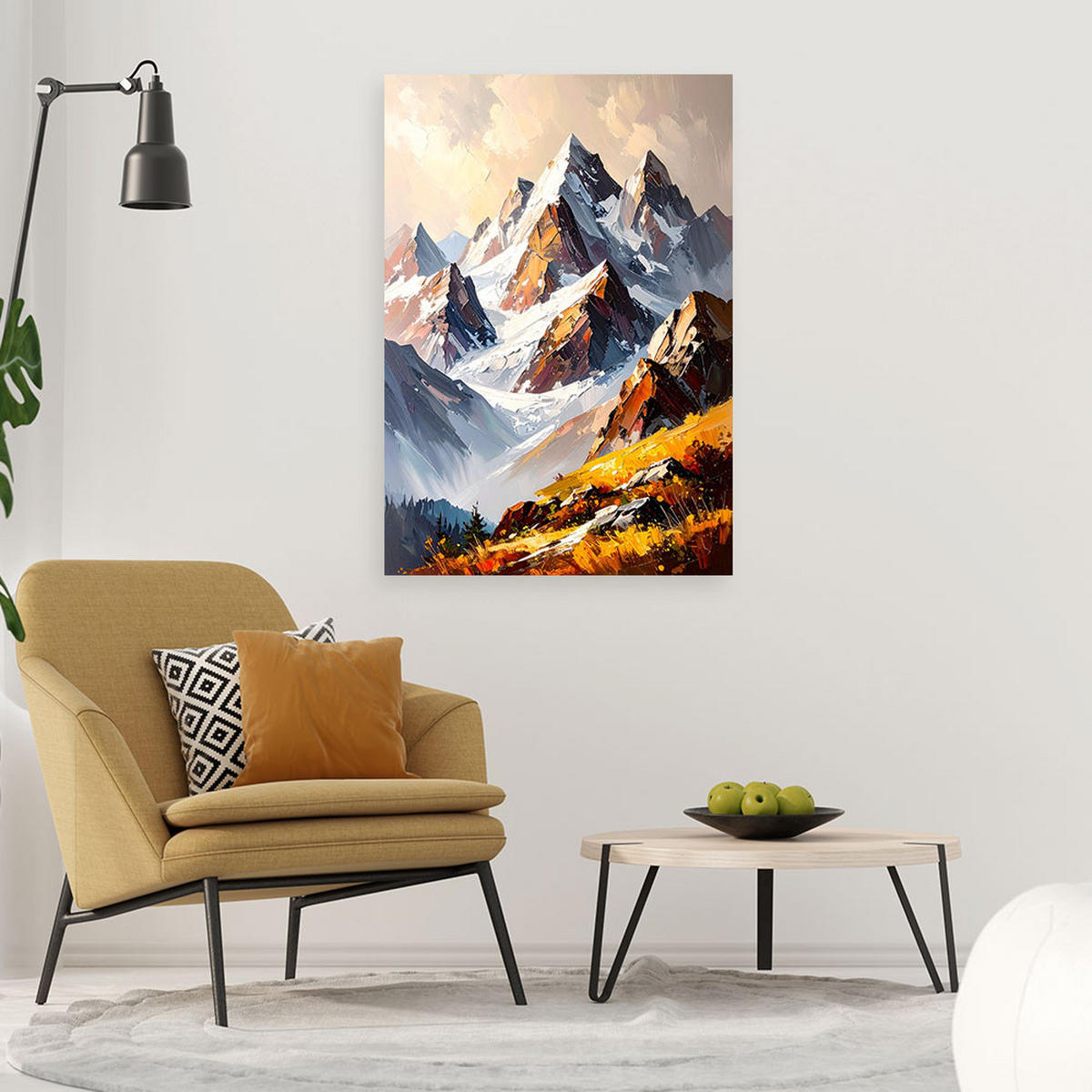 LEINWANDBILD Landschaften 30x45cm - Grau, Textil (30/45cm) - Feeby