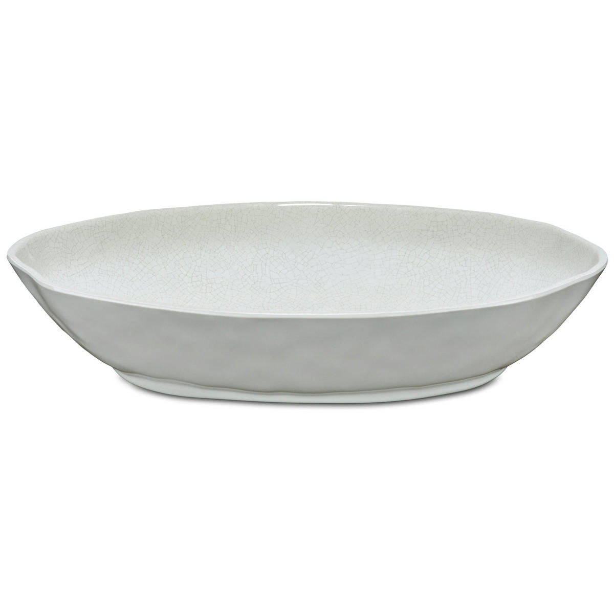 SERVIERSCHALE oval 33 x 23,5 x 7 cm Atmosfera Taube - Currygelb, Kunststoff (21/2/21cm)