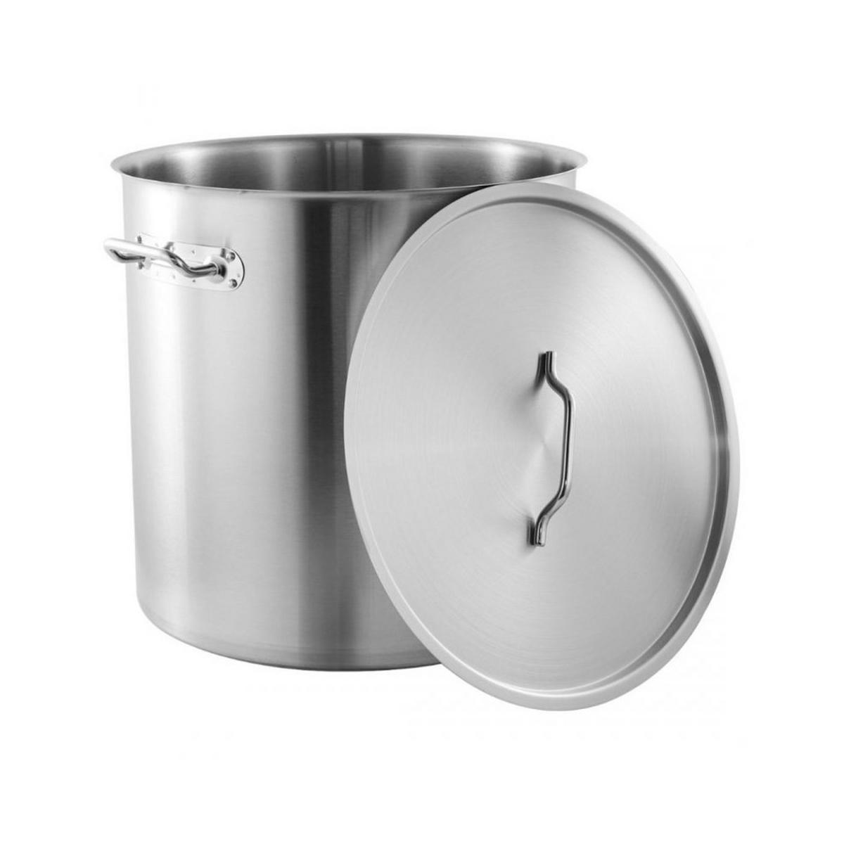 TOPF Silber 50/50/50 cm KH1968 - Silberfarben, Metall (50cm) - Kinghoff 