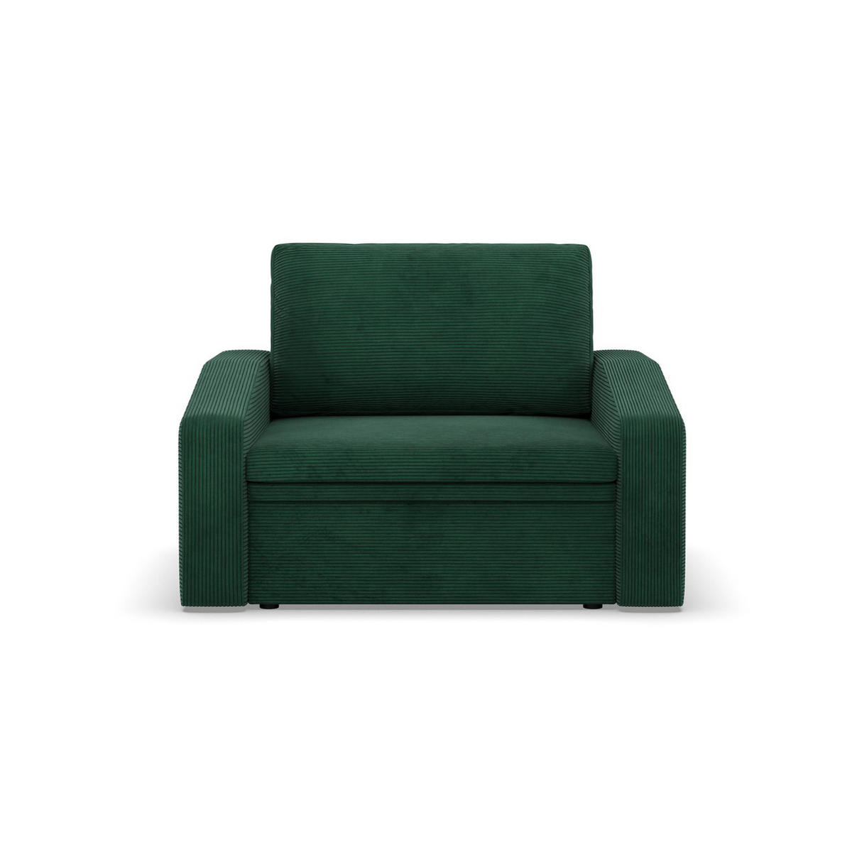 LOUNGESESSEL ORBIT, 90 CM, Cord - Dunkelgrün - Grün, Textil (118/80/87cm)