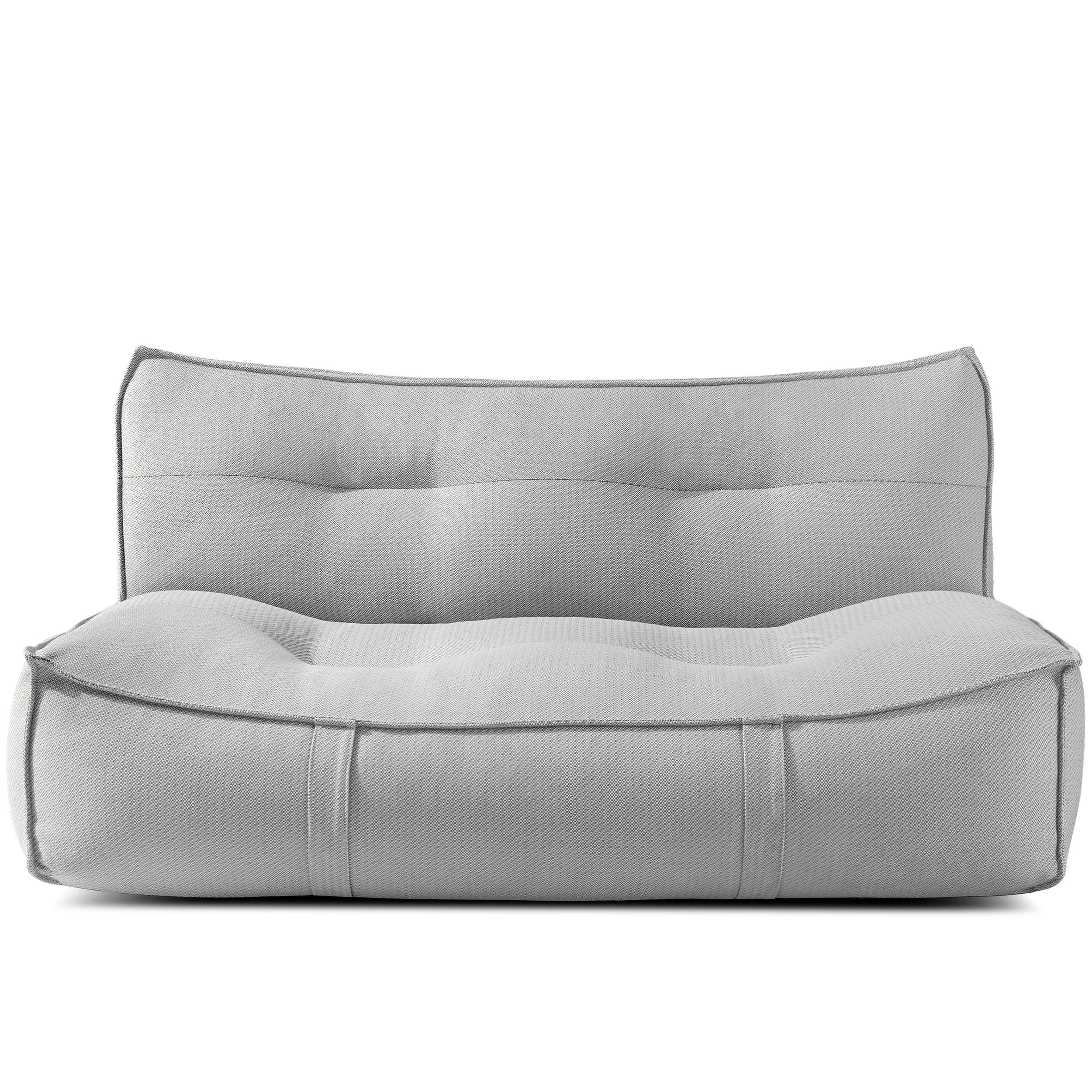 Konsimo® Gartensofa Dunkelgrau 177x82x106 cm