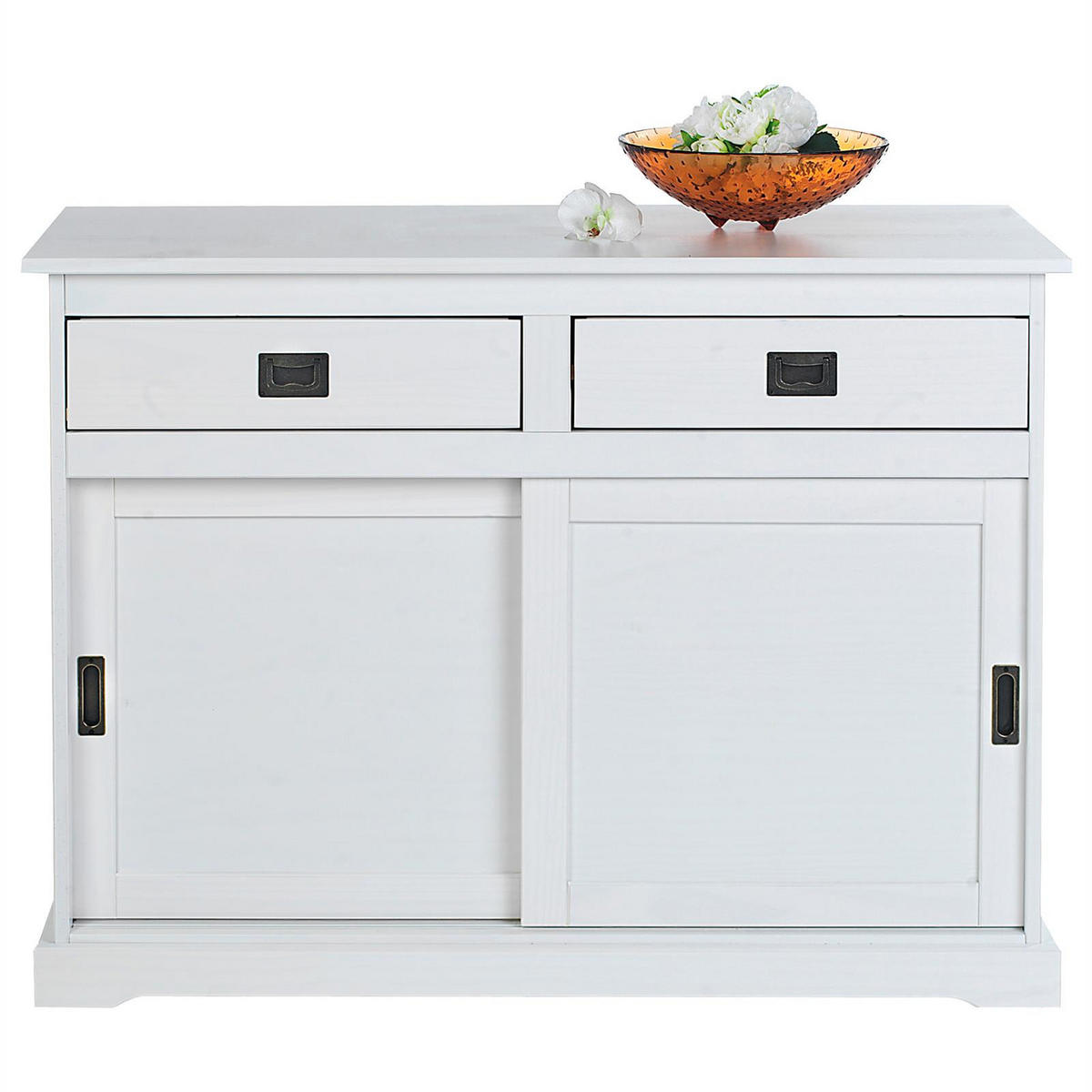 KOMMODE SAVONA - Weiß, Holz (110/84/46cm) - IDIMEX