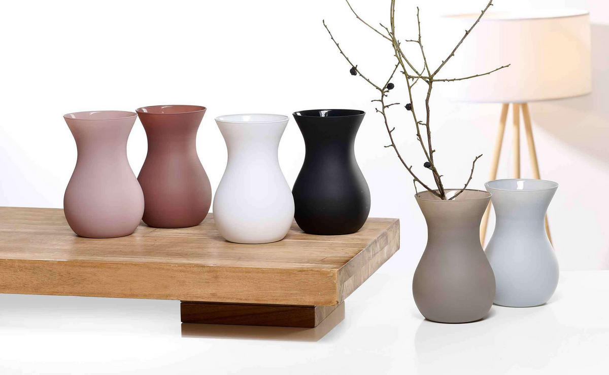 VASE Annalena Puderrosa 18 cm - Rosa, Glas (12/18cm) - Ritzenhoff Breker