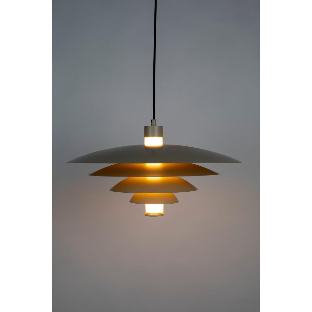 PENDELLEUCHTE Cole Beige - Beige, Metall (55/55/160cm) - Zuiver