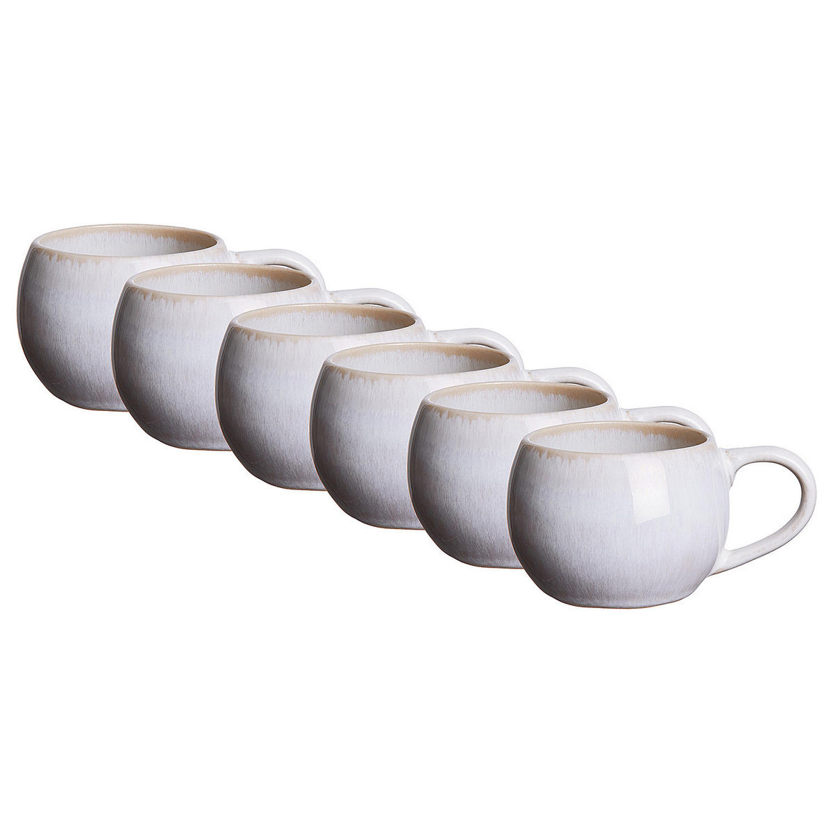 ESPRESSOTASSEN 6er-Set Cottage 180 ml - Weiß, Keramik (0.18L) - Butlers