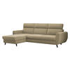ECKSOFA Torro Mini, Seite: Links - Beige, Holz/Textil (258/168cm) - MIRJAN24