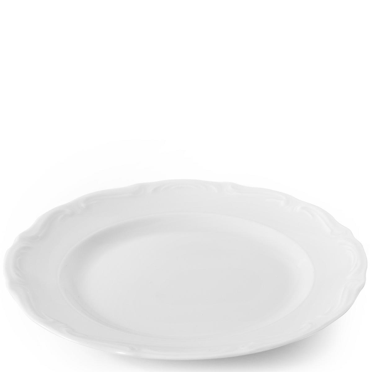TAFELSERVICE Chodziez MARIA TERESA 44-tlg - Weiß, Keramik (25/2/25cm) - KONSIMO®