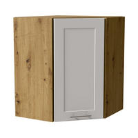 ECKHÄNGESCHRANK Oslo W10/60 Eiche Artisan / Weiß Matt 60 / 60 / 72cm - Eiche Artisan/Weiß, Holz/Holzwerkstoff (60/72/60cm) - Feldmann-Wohnen
