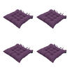 SITZKISSEN Panama 46/46 cm 4er-Set - Lila, Textil (46/5/46cm) - Madison