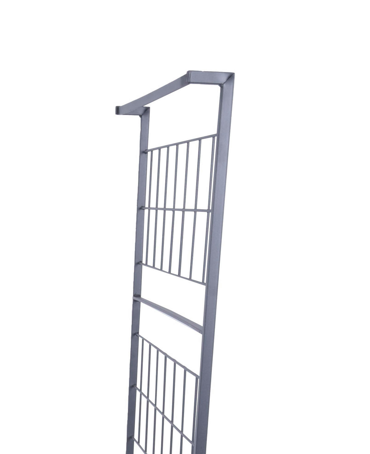 BLUMENTREPPE Split Anthrazit Stahl Blumenleiter Hängeregal Pflanzentreppe - Anthrazit, Metall (80/158/80cm) - DELUKE