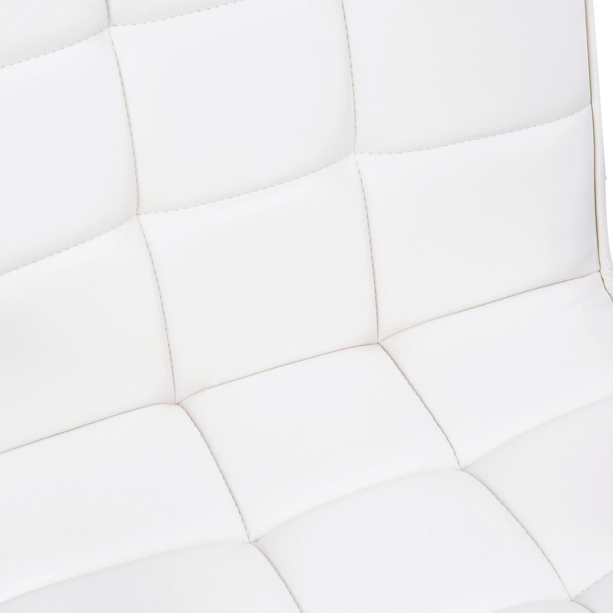 BÜROSTUHL Drehstuhl Rollhocker Drehhocker Arbeitshocker Stuhl Sessel Weiß - Weiß, Kunststoff (54/99/52.5cm) - HOMCOM