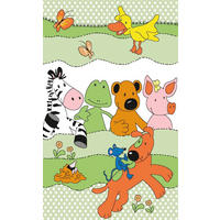 KINDERTEPPICH 120/170 cm Lieben Sieben 730 - Grün, Kunststoff (120/170cm)