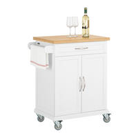 KÜCHENWAGEN Weiß - Weiß, Holzwerkstoff (74/90/46cm) - SoBuy