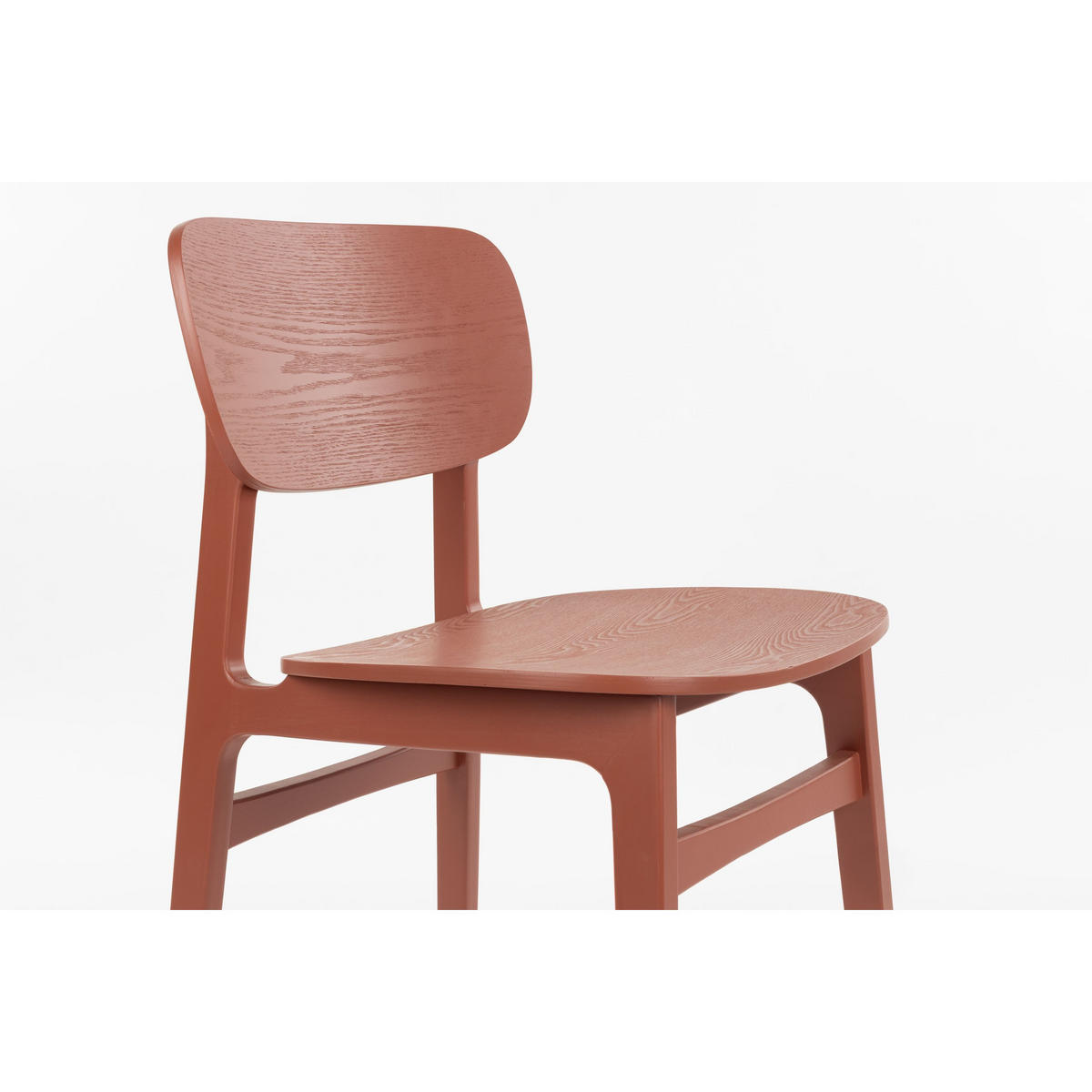ESSZIMMERSTÜHLE Fleur Rot - 2 er Set - Rot, Holzwerkstoff (46.5/81/54.5cm) - Zuiver