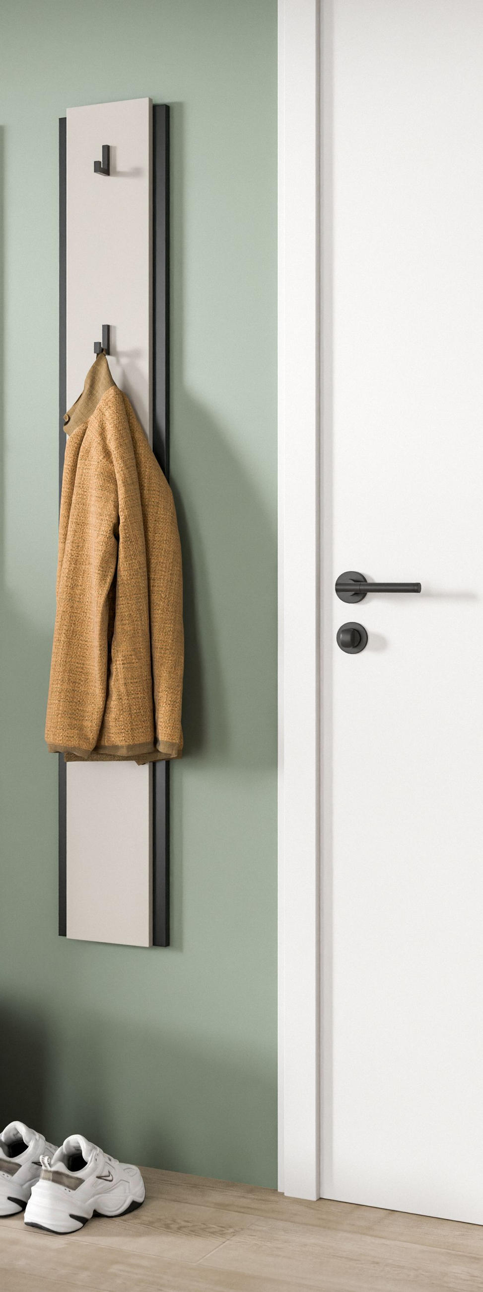 HAKENPANEEL Emil Kaschmir 21/6/150 cm - Beige, Holzwerkstoff (21/150/6cm) - Xonox