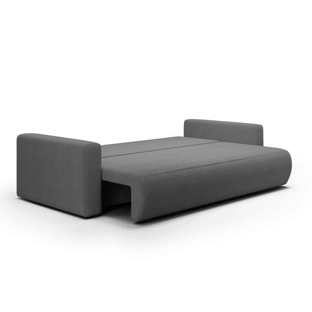 SOFA Evy 3 Sitzplätze Grau - Grau, Holz (238/82/105cm) - Petits-meubles