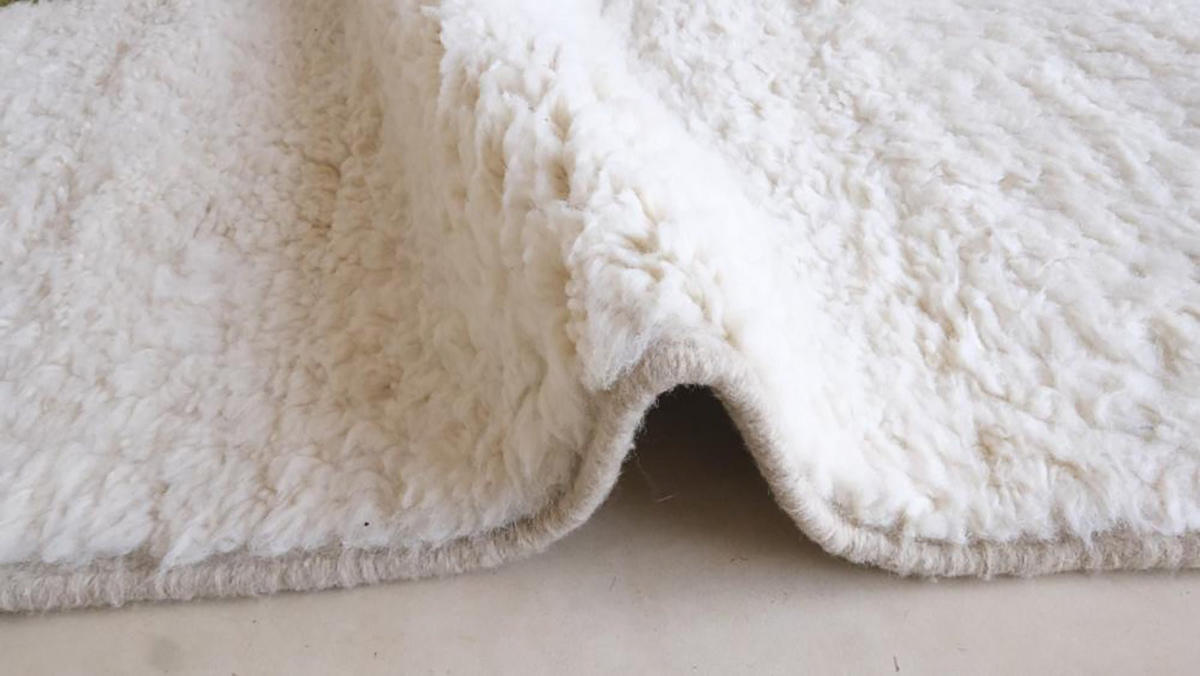 BERBERTEPPICH aus Marokko modern aus Wolle 200x 300 cm - Multicolor, Naturmaterialien (200/300cm) - AFK Living