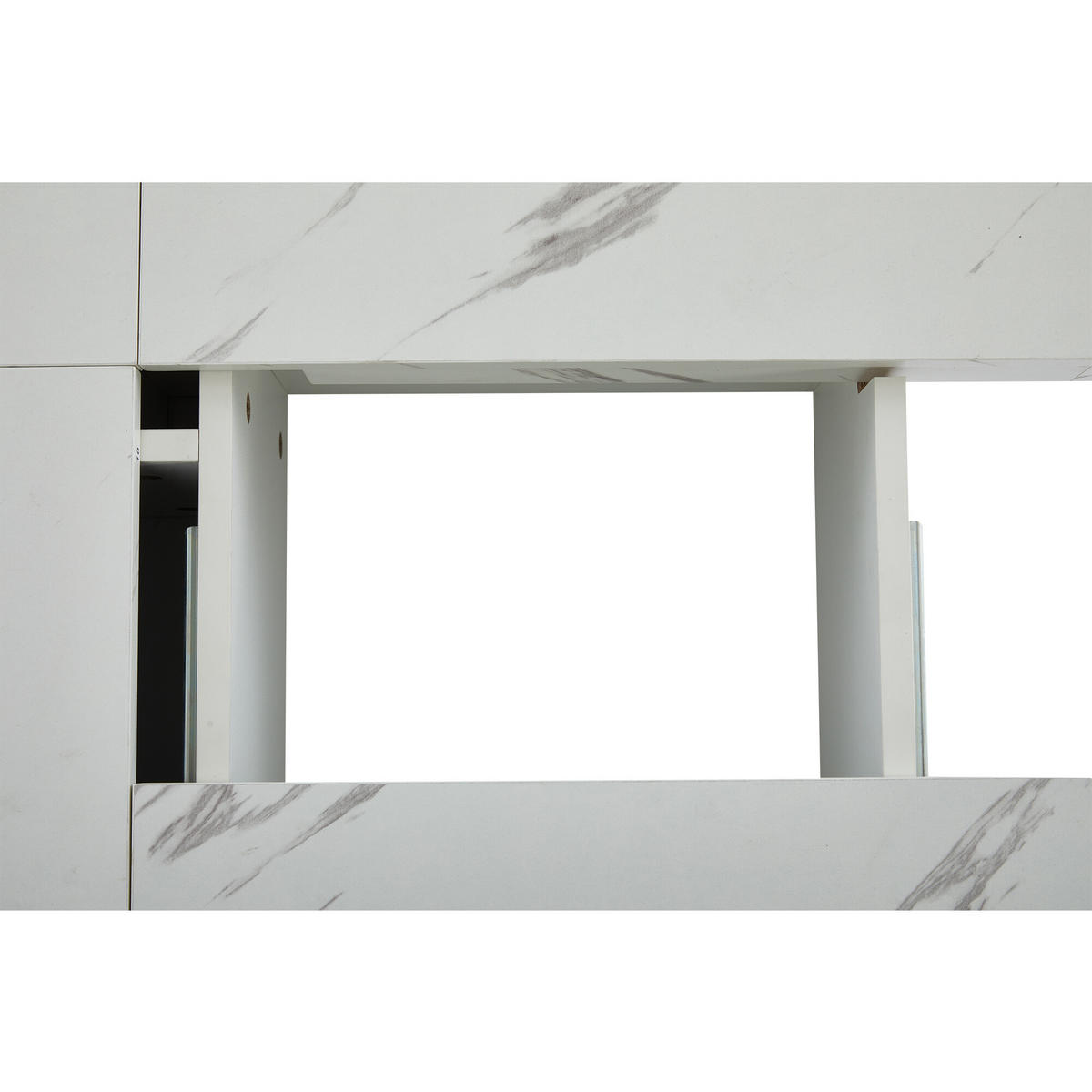 COUCHTISCH Weiß 90/90/25 cm - Weiß, Holzwerkstoff (90/90/25cm) - Urban Meuble