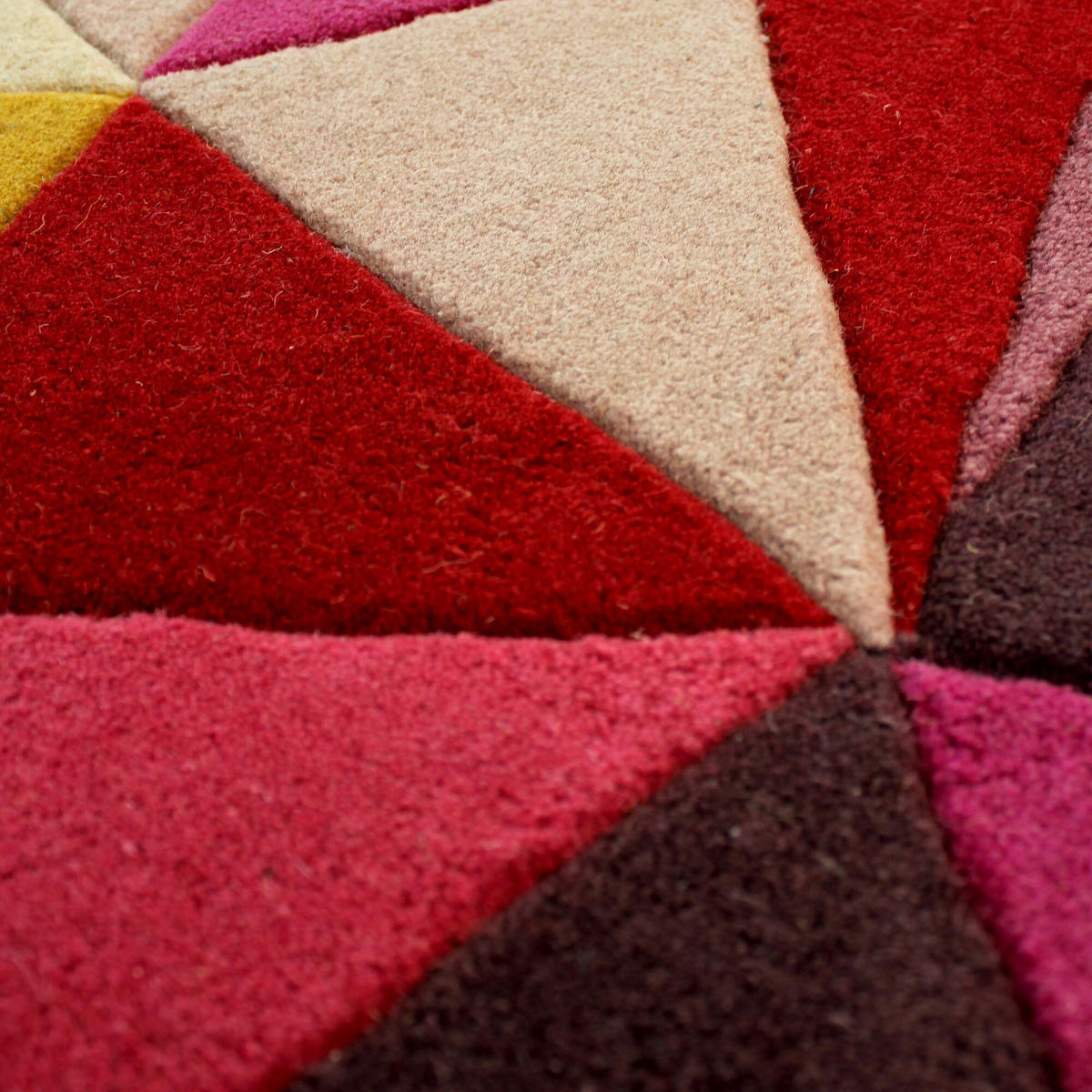 WOLLTEPPICH Bunt geometrisch handgetuftet DERWENT BROOKE, Multi 200x290 cm - Multicolor, Textil (200/290cm) - KADIMA DESIGN