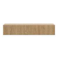 HÄNGEKONSOLE Nolie Eichenholzoptik mit Schublade 90 cm - Eichefarben, Holzwerkstoff (90/17/35.6cm) - Selsey