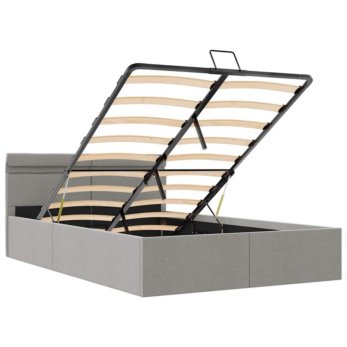 METALLBETT Irwin 148/211 cm - Grau, Metall (140/200cm) - Nettlife