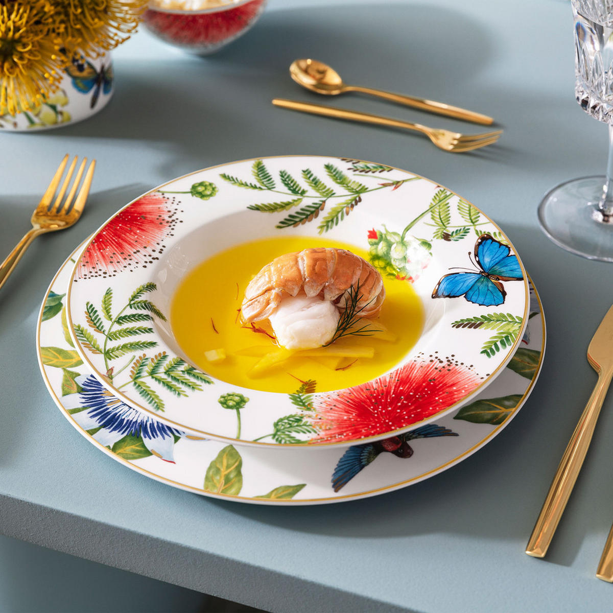 SUPPENTELLER Amazonia Anmut bunt ø 24,6 cm - Multicolor, Keramik (24.6cm) - Villeroy & Boch