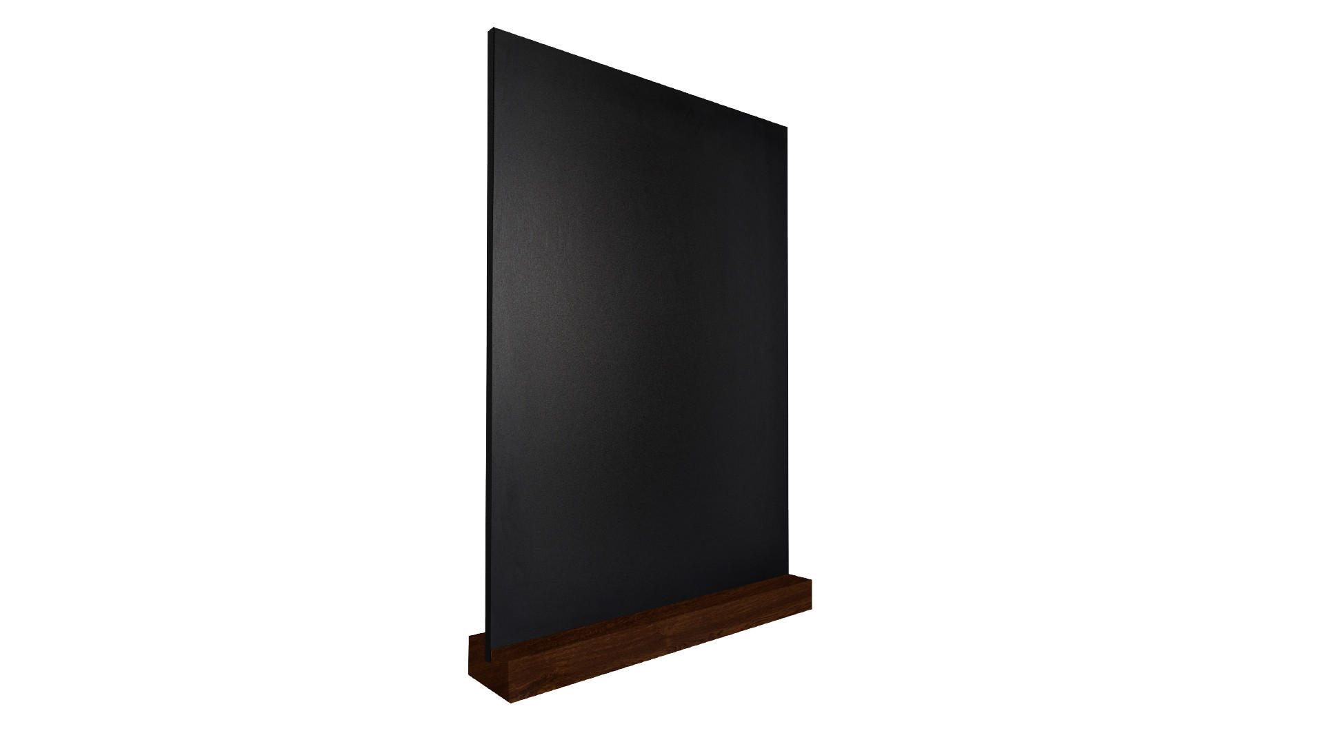 KREIDETAFEL Doppelseitige A4 Kleine Tafel mit Staffelei - Schwarz, Metall (21/30/0.6cm) - ALLboards