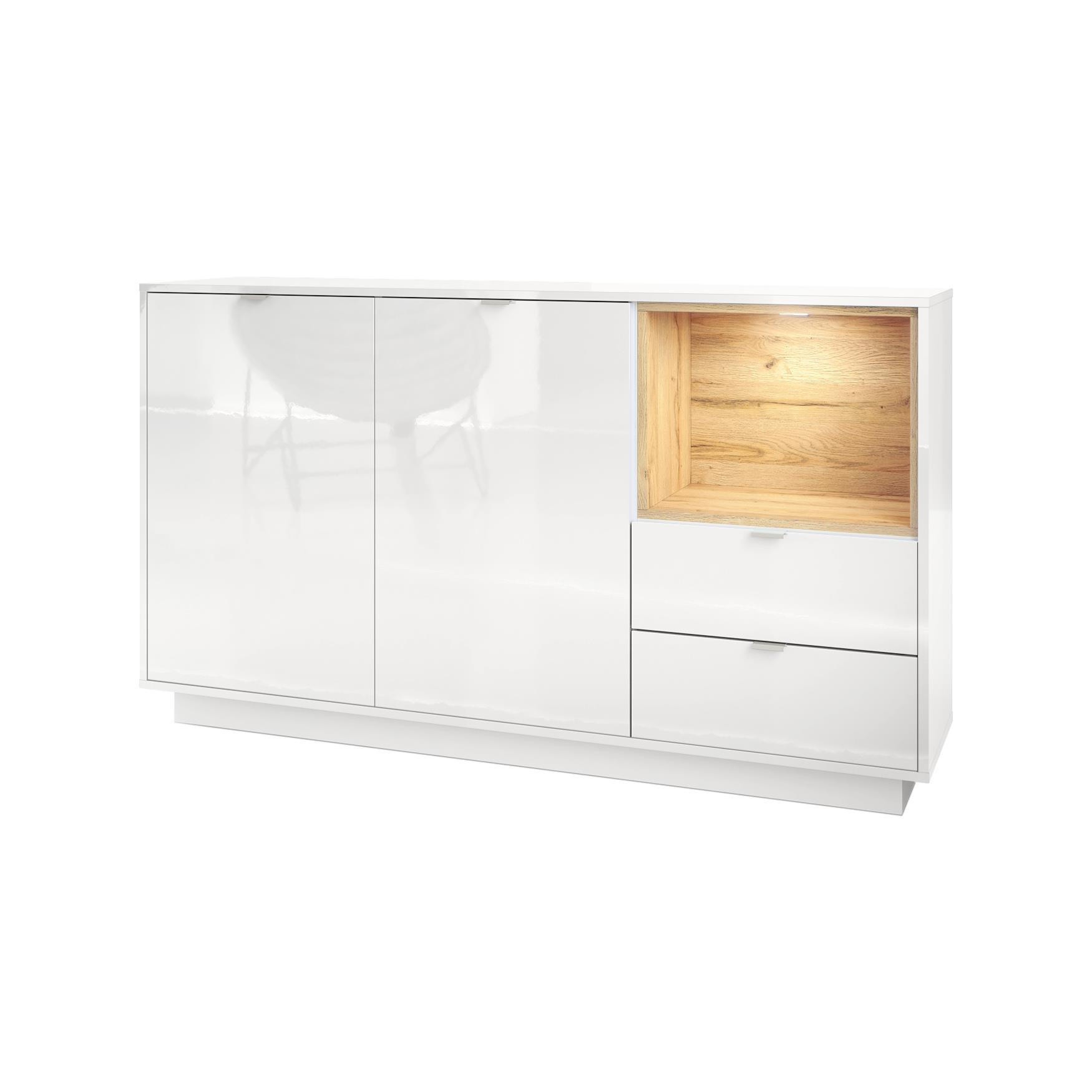 Vladon Sideboard Eiche 153x88x38 cm