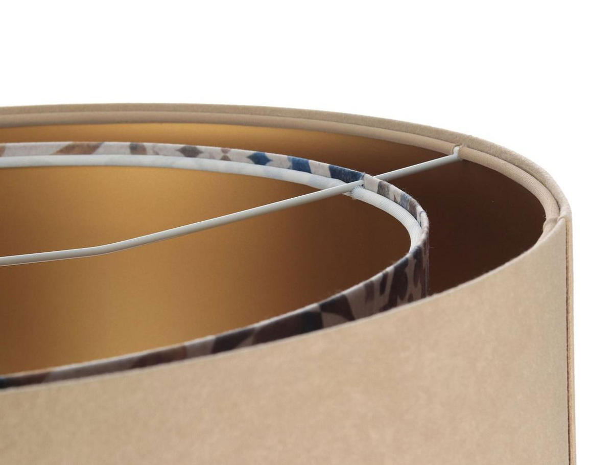 HÄNGELEUCHTE Gold 50/23 cm - Goldfarben, Kunststoff (50/1.3/23cm) - ONZENO