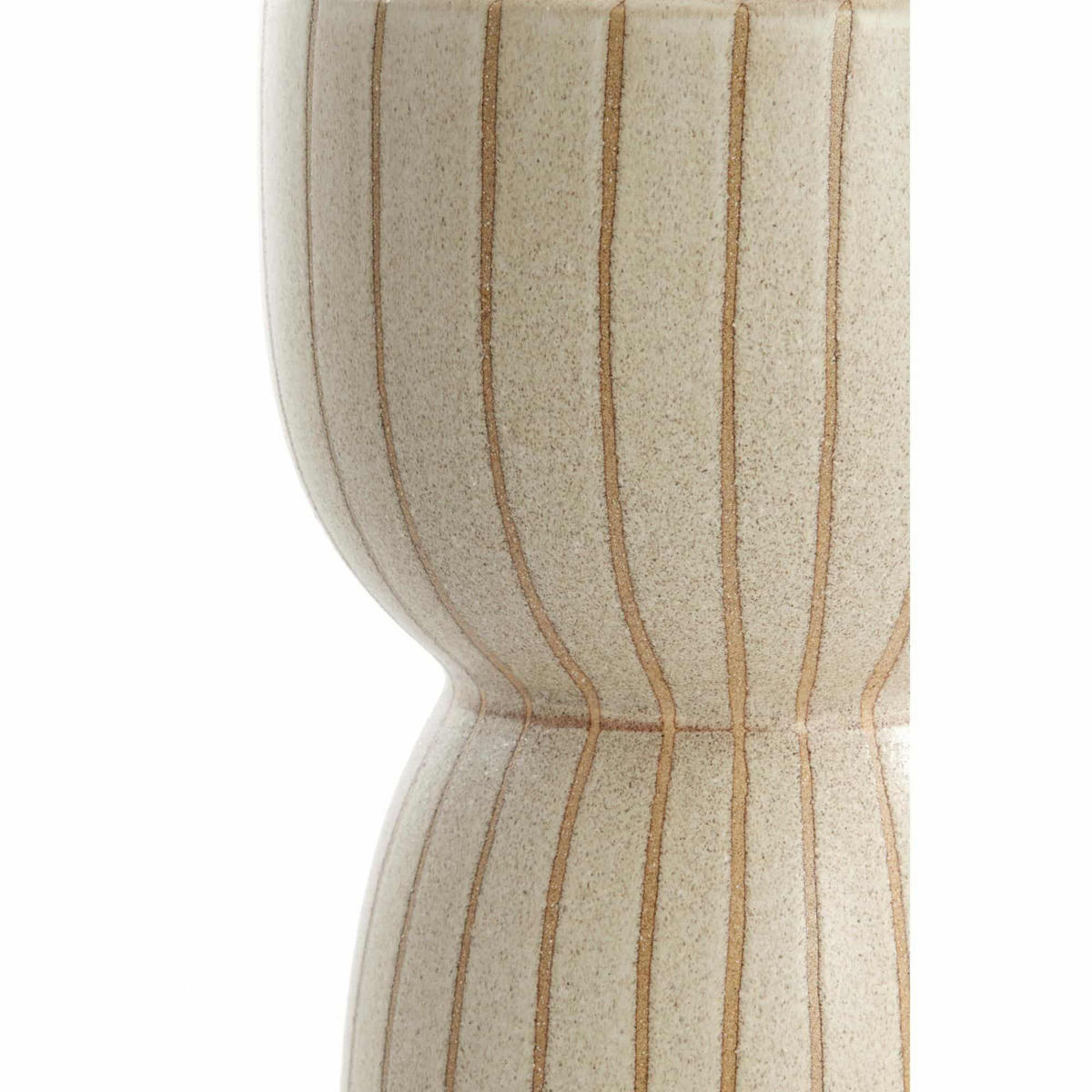 BEISTELLTISCH Finca Braun 28.5/28.5/42 cm - Braun, Keramik (28.5/28.5/42cm) - Light & Living