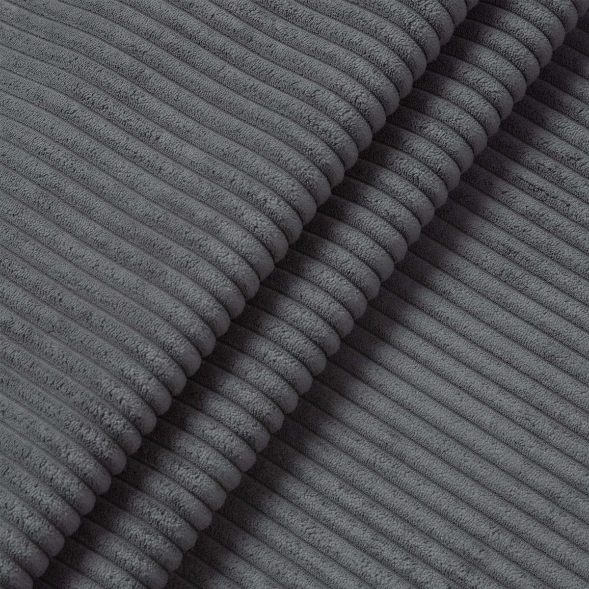 ECKSOFA Trawanga s funkcí spánku, Šedá - šedá, textil (348/188cm) - Fedve