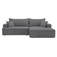 ECKSOFA California Grau Rechts - Grau, Holz/Textil (270/165cm) - Graingold