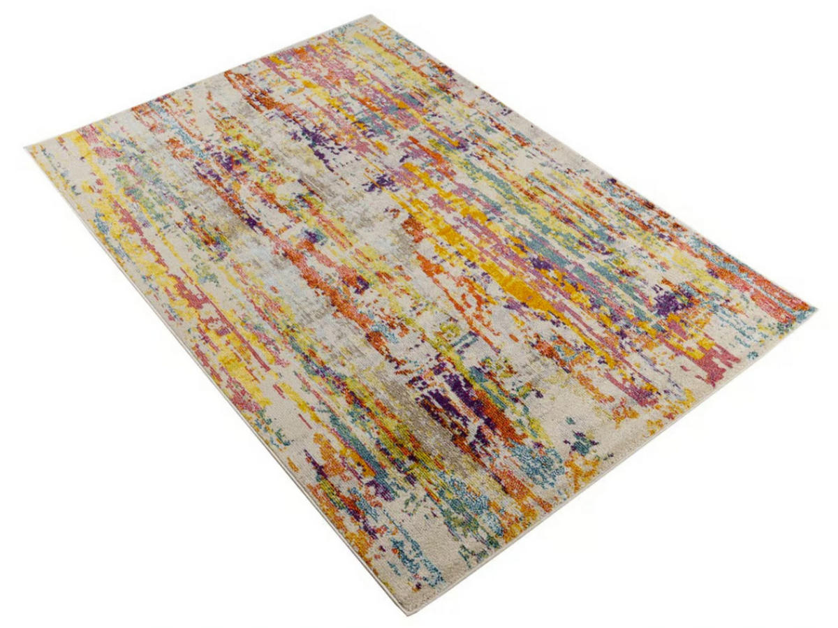 TEPPICH modern Flachgewebe BLOOMFIELD Mehrfarbig 160 x 230 cm - Multicolor, Textil (160/230cm) - Novatrend