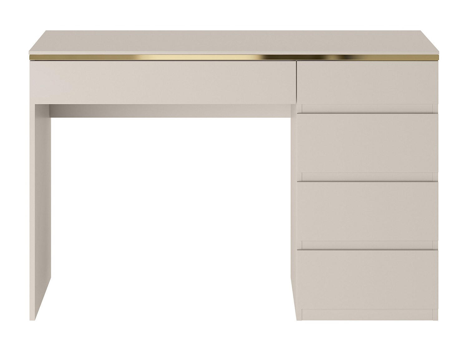 SCHREIBTISCH - 119 cm x 55 cm - Holz, Platte - Beige - VUKIA - Beige, Holz (55/119/79.1cm) - Vente-Unique