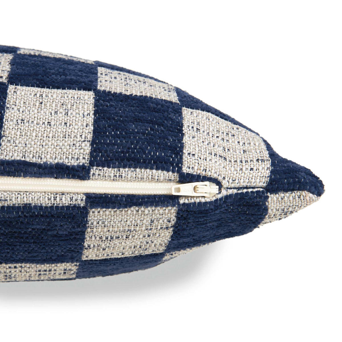 ZIERKISSENHÜLLE DEKOKISSENHÜLLE CHECKERBOX - Titanfarben, Textil (45/45cm) - Tom Tailor