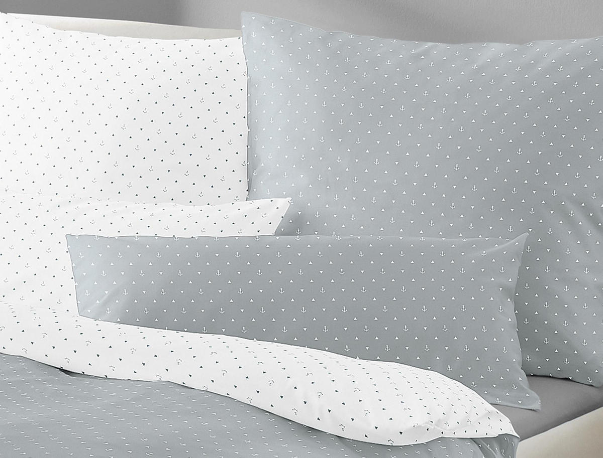 BETTWÄSCHE JESSICA 8256 - Silberfarben, Textil (135/200cm) - Irisette