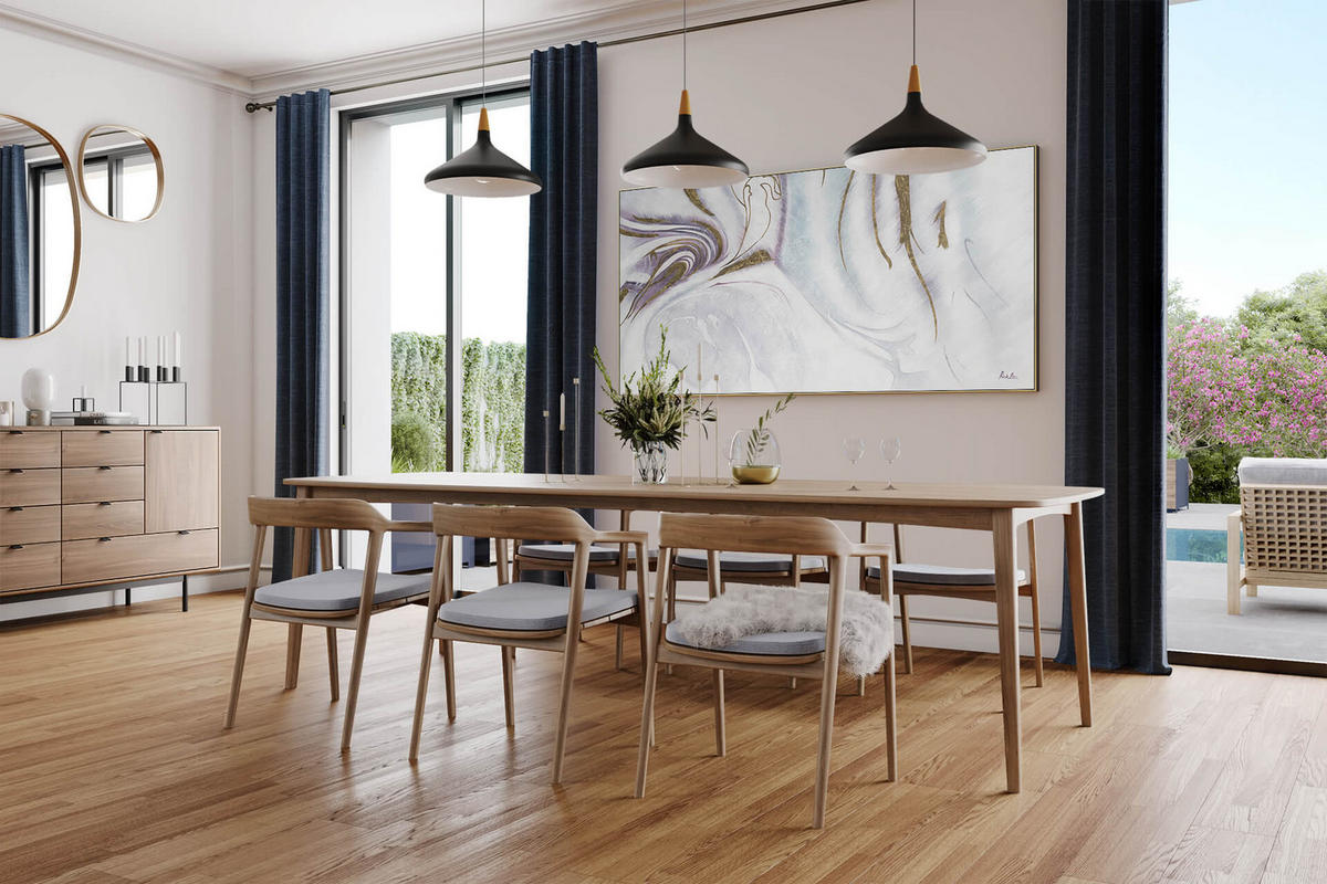 XXL ÖLGEMÄLDE Weiß 200/100 cm - Goldfarben/Weiß, Textil (200/100cm) - KUNSTLOFT