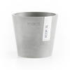 BLUMENTOPF Amsterdam 10,5/9,2 cm Hellgrau - Hellgrau, Kunststoff (10.5/9.2cm) - Ecopots