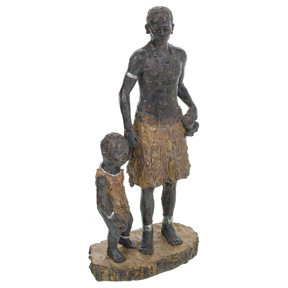 DEKORATIVE FIGUR, 16x9x32cm - Multicolor, Stein (15.5/31.5/9.3cm) - Wanderlust