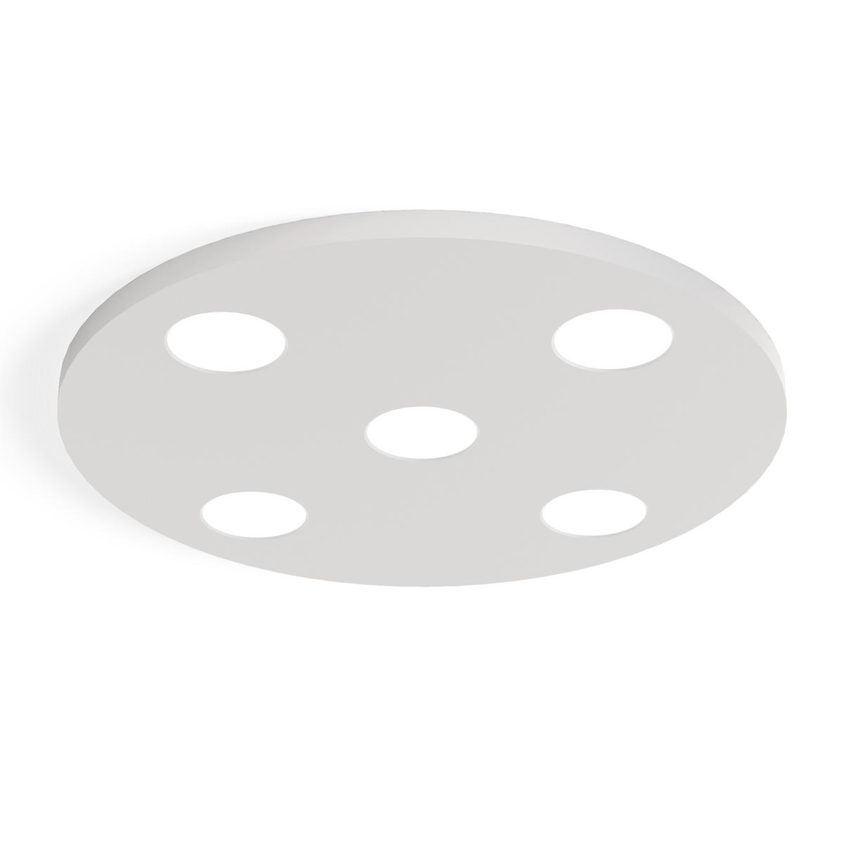 DECKENLEUCHTE - Weiß, Metall (50/50/2cm) - Lumicom