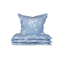 BETTWÄSCHESET Skadi - Feinbiber - 2-teilig - 135 x 200 cm - Blau - Blau, Textil (135/200cm) - SCHIESSER