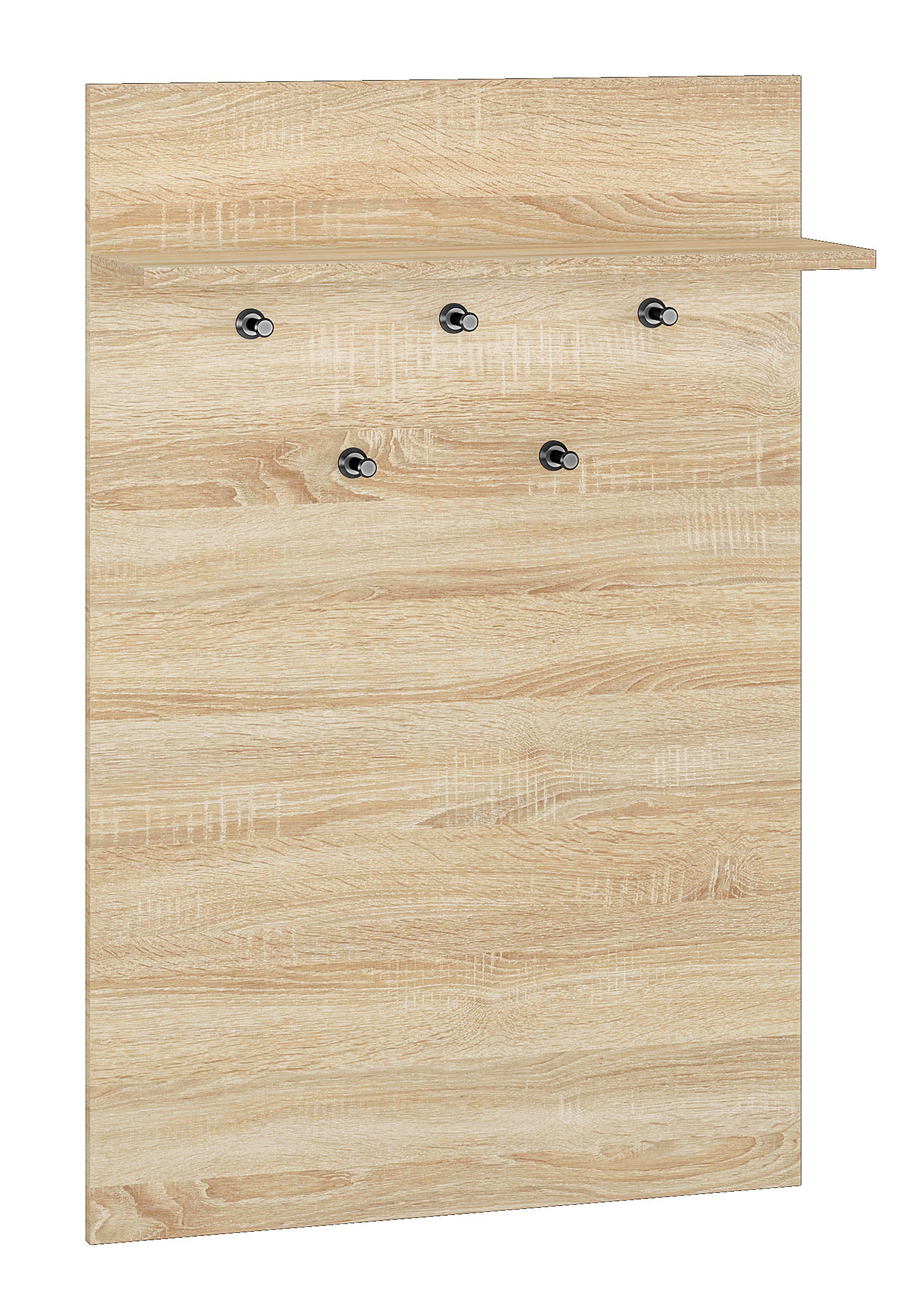 GARDEROBENPANEEL Caro Sonoma Eiche hell 68 / 24 / 103cm - Braun, Holz/Holzwerkstoff (68/103/24cm) - Feldmann-Wohnen