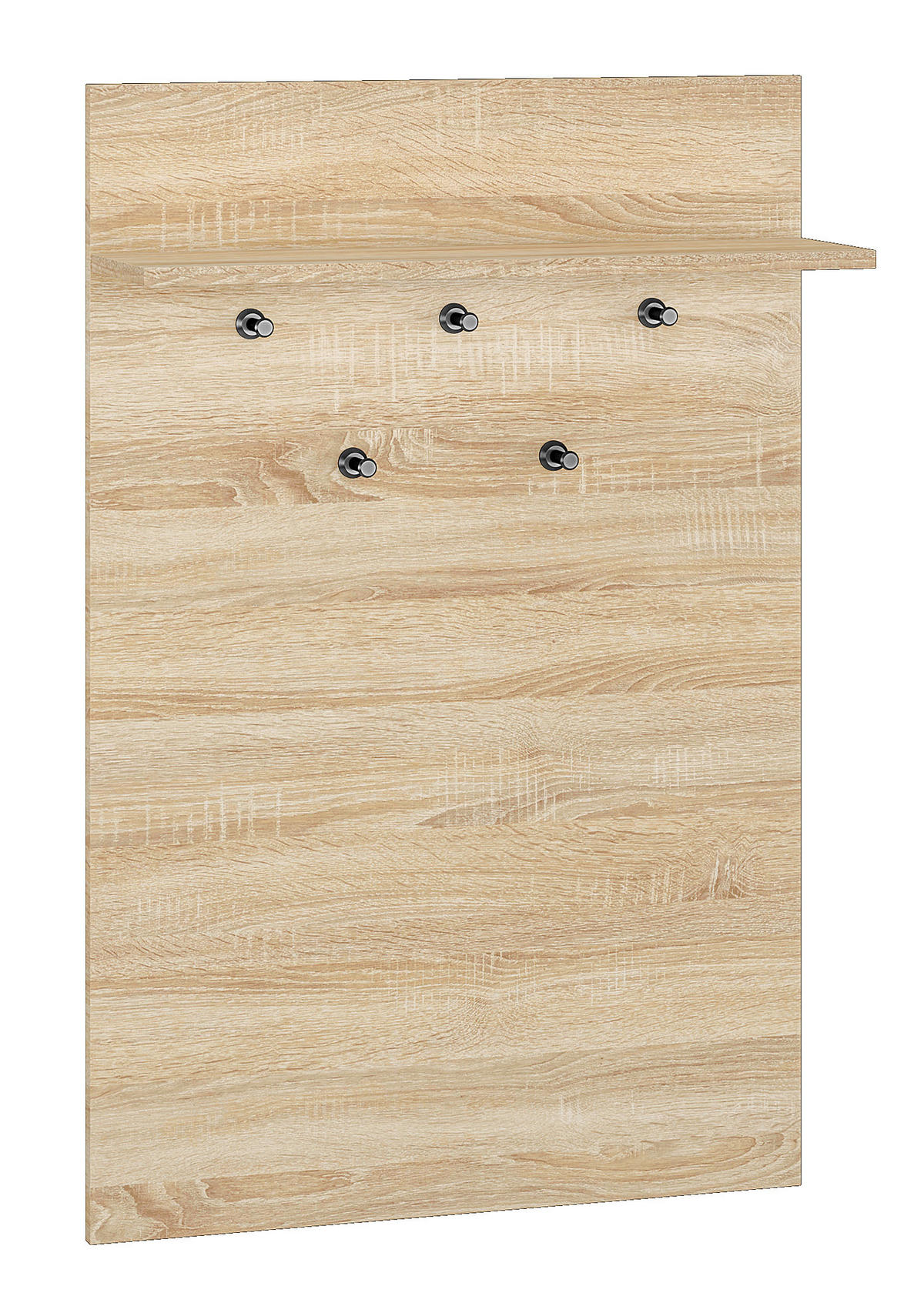 GARDEROBENPANEEL Caro Sonoma Eiche hell 68 / 24 / 103cm - Braun, Holz/Holzwerkstoff (68/103/24cm) - Feldmann-Wohnen