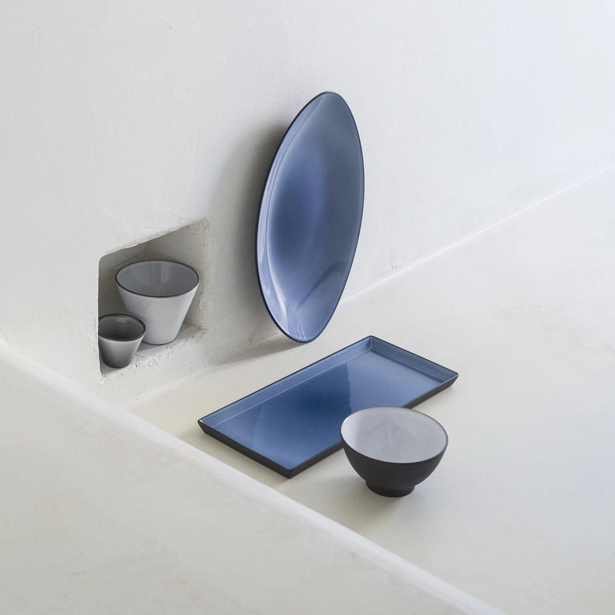 SCHALE EQUINOXE 5 cl Gusseisener optik - Schwarz, Keramik (6.5/5/6.5cm) - Revol Porcelaine France