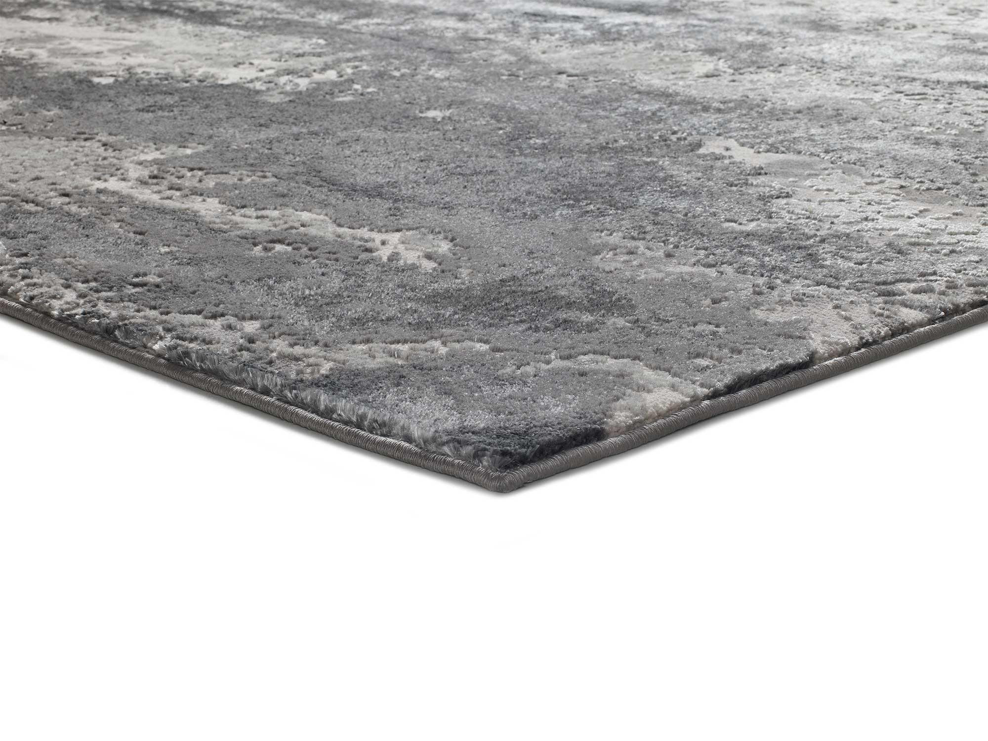 WEBTEPPICH Grau Agata 140/200 cm - Grau, Naturmaterialien/Textil (140/200cm) - Atticgo