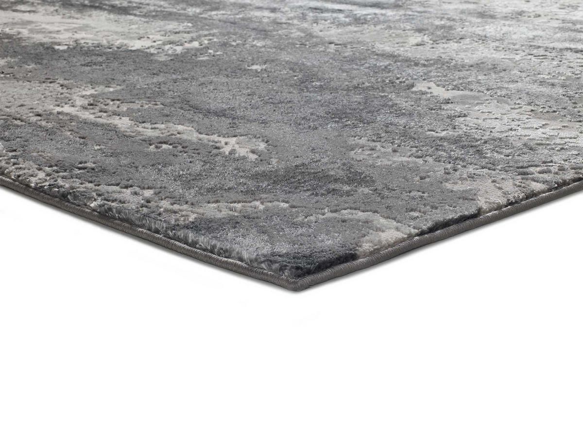 WEBTEPPICH Grau Agata 80/150 cm - Grau, Naturmaterialien/Textil (80/150cm) - Atticgo