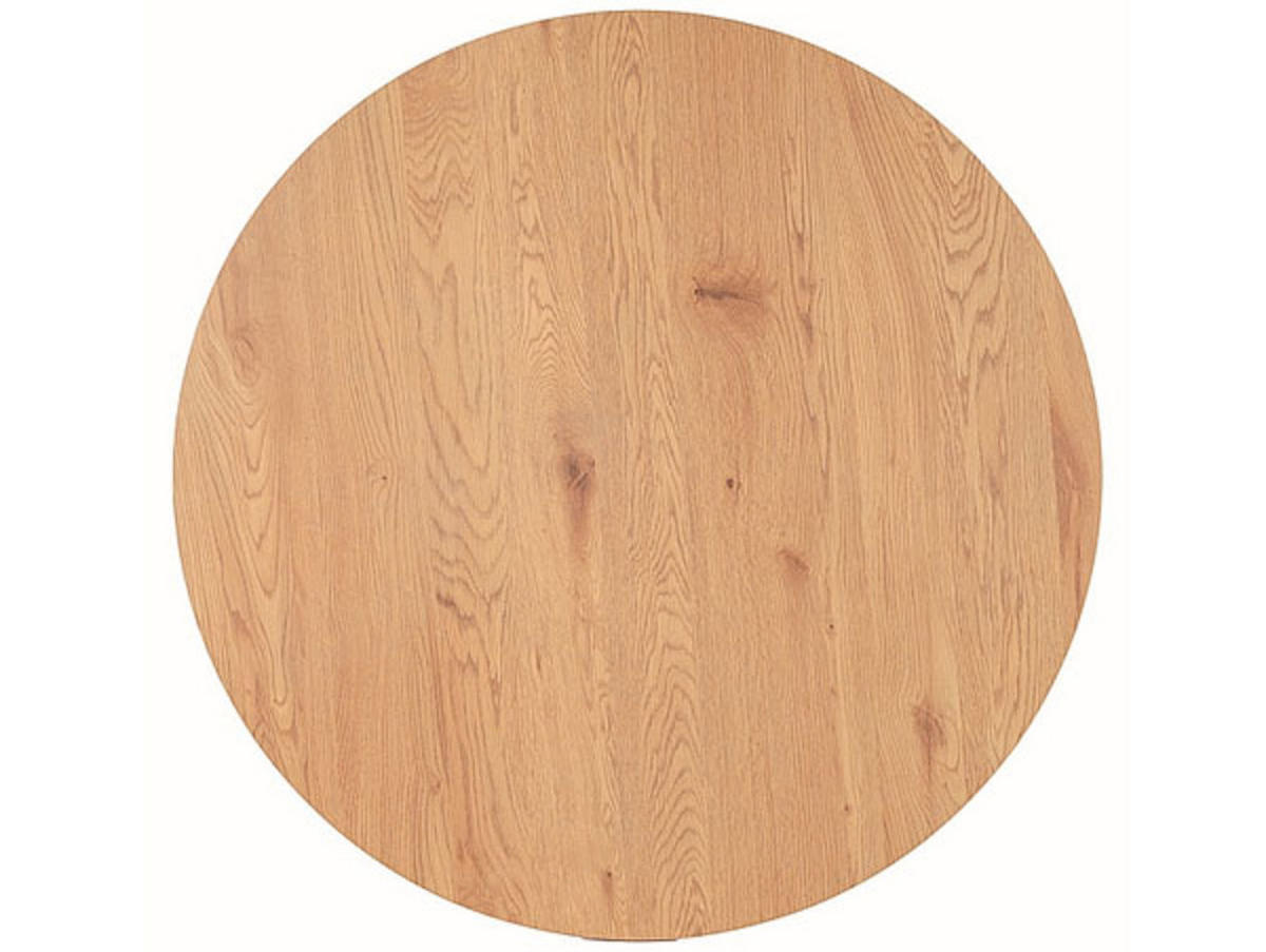 ESSTISCH Aster Eiche / schwarz 120 / 120 / 76cm - Schwarz/Braun, Holz/Holzwerkstoff (120/120/76cm) - Feldmann-Wohnen