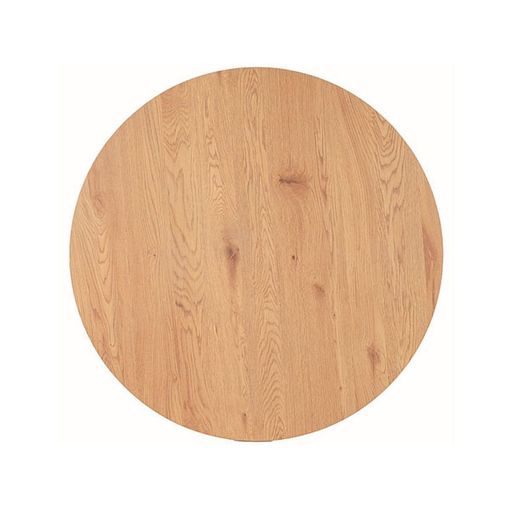 Thumbnail - Feldmann-Wohnen Esstisch, Braun, Schwarz, Holz, Rund,Rund, 120x76x120 cm, Esszimmer, Tische, Esstische