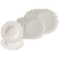TELLER-SET Toy's Delight Royal Classic weiß 12-tlg. - Weiß, Keramik (2/2/2cm) - Villeroy & Boch