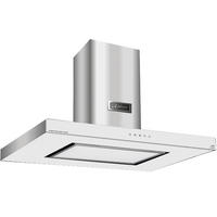 DUNSTABZUGSHAUBE AI 9434 W Eco 90 cm Weiß Glas Edelstahl - Weiß, Metall (90/60/60cm) - Kaiser Küchengeräte